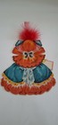 Vintage  1940 s  Hallmark Doll Greeting Card Little Red Riding Hood