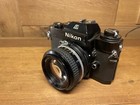  near Mint  Nikon El2 Black Film Camera Ai 50mm F 1 4 200mm F 4   Pk-13 From Jpn