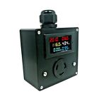 Drok Power Meter Nema L6-30  complete Kit  200-240v Voltmeter Outlet Box