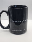 Vintage 1995 Xfiles Coffee Mug Black The Truth Is Out There Ceramic Cup