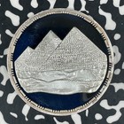 1993 Egypt Pyramids 5 Pounds Lot ov1889 Silver  Proof  Km 740
