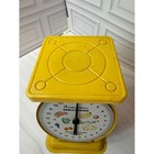 Vintage Yellow American Family Scale 25lb Metal Kitchen Farmhouse Decor