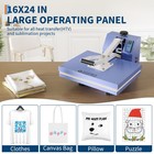 16x24 Inch Heat Press Machine  t-shirts Digital Heat Transfer Sublimation Print