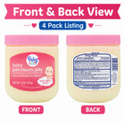 Baby Love Baby Petroleum Jelly 6oz 4pack Fresh Scent Skin Protectant Diaper Rash