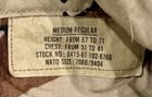Usgi Army Desert Storm Chocolate Chip Military Camo Combat Coat Medium Regular    