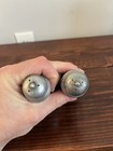 Vintage Oneida Salt Pepper S p Shaker Cambridge Colonial Pewter Retro Pair Set