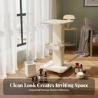 Cosmetic Device Stand With Wheels Beauty Salon Trolley Stable Structure Rolling
