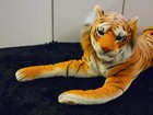 4ft Jumbo Melissa   Doug Large Bengal Tiger Plush Stuffed Animal Toy