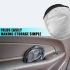 2pcs Car Window Shades  Static Cling Sun Shade For Side Windows  Uv   Black