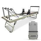 Foldable Pilates Reformer Machine For Home Exercise  Includes Resistance Cords