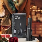 Premium Usb Rechargeable Electric Wine Bottle Opener W  Foil Cutter Cordless