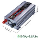 1000w 2000w Power Inverter Dc 12v To Ac 110v 4ac 2usb Lcd Car Adapter Converter 