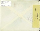 Savoystamps-palestine-cover-1940-palestine To Usa- Censor Stamp   Tape