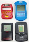 Vintage 4 Casino Game Lot Poker solitaire billards  radio Shack  Tested  Mint     