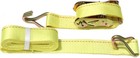  4 Pack  2  X 16  Dkg Double J Hook Strap With Ratchet Tie Down