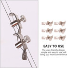 6pcs Stainless Steel Erhu Fine Tuners - Erhu Instrument string Adjusters For    
