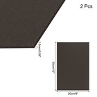 Abs Plastic Sheet 8 X 12  flexible Sheets 1 16  Thick Leather Texture Brown 2pcs