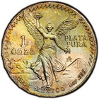 1984-mo Mexico 1 Onza Silver Libertad Pcgs Ms 67  Beautifully Toned 
