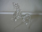 Hand Blown Glass Pegasus Figurine 2 1 2  Height