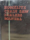 Vintage 1977 Homelite Chain Saw Dealers Manual Great Reference Back To The 1960s