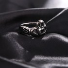 Celtic Claddagh Ring  Irish Heart Promise Anniversary Ring  Stainless Steel H   