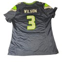Nike Seattle Seahawks Russell Wilson 3 Nfl Jersey Women s Large