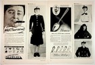 1942 Waves Uniforms Mainbocher Wwii Navy Magazine Page Ephemera