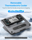 Laptop Cooling Pad With Detachable Fan   Thermoelectric Cooler  Adjustable Heigh