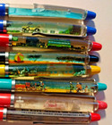Lot Of 8 Vintage Usa Souvenir Floaty Pens