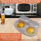 Microwave Egg Poacher Easy Use Dishwasher Safe Cooks 2 Eggs In 20 Second