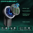 6 Gun Safe  Digital Rifle Safe With Drawer For Home Rifles And Pistols