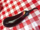 Faux Fake Food Replica Vegetable Eggplant Home School Stage Movie Prop Vep1
