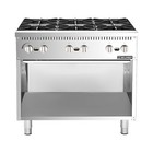 36  Commercial Natural Gas Range 6 Burners Gas Stove 150000btu W storage Base