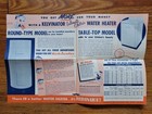 1947 Donald Duck Kelvinator Brochure Walt Disney Vintage Advertising Heaters