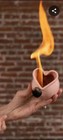 For The Love Of Cupping Ceramic Heart Shaped Fire Cups Set 3