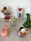 1999 Mcdonalds Toy Story 2 Happy Meal Toys Lot Of 6 Candy Dispensers  Woody Buzz