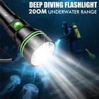 350000lm Led Professional Scuba Diving Light Underwater Flashlight Dive Torch