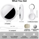 4 Pack Air-tag New For Iphone Ipad Mx532am a Air Tag White With 1 Extra Battery 