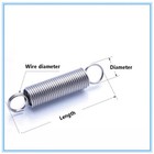 Stainless Steel 0 8mm Expansion Tension Extension Expanding Extending Springs