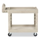 Rubbermaid Commercial 452088bg 25 9  X 45 2  X 32 2  2 Shelf Utility Cart New