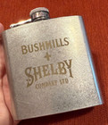 Bushmills Irish Whiskey Flask Peaky Blinders Thomas Shelby 6 Oz Stainless Steel
