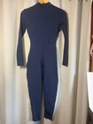 Long Sleeve Bodycon Jumpsuit  Zip Up  Yoga Rompers Pants  Size Medium