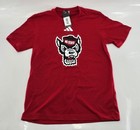 Nwt Adidas Men s House Of Ncaa T-shirt Team Power Red north Carolina State Sz Xs