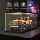 Car Display Case Acrylic 20 In X 8 In Led Light 1 10 Rack 1 12 Model Diecast Box