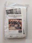 Vintage 1986 Better Homes   Gardens Woven Placemats Craft Kit Boho Natural Look