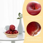 4pcs Fake Faux Apples Artificial Fruit Props For Home Decoration