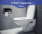 2-pack Commercial Toilet Paper Dispenser Wall Mount  Double  2 Roll  Locking