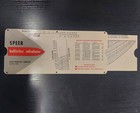 Vintage 1953 Speer Ballistics Calculator