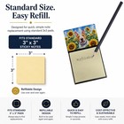 Caroline s Treasures English Bull Terrier In Sunflowers Sticky Note Holder