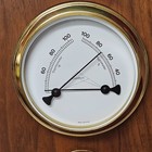 Wood Barometer Thermometer Hygrometer Vintage Wall Weather Station West Germany